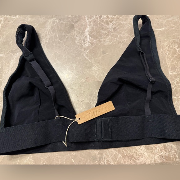 SKIMS COTTON RIB PLUNGE BRALETTE - Picture 6 of 11